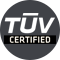 with TÜV certificate
