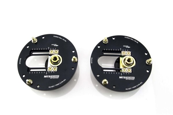 MTS adjustable camber / caster camber plates top mounts front axle suitable for Audi A6 C4 Avant (4A) 2.8 142 kW MTSCP39SET