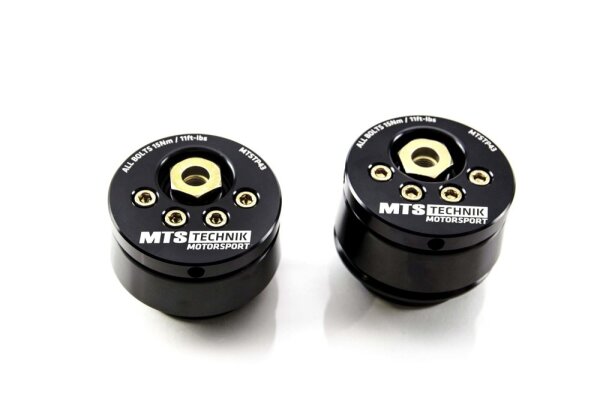 MTS adjustable camber / caster camber plates top mounts front axle suitable for Volkswagen POLO II (86C/80) 1.3 Cat 55 KW MTSCP43SET