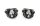 MTS adjustable camber / caster camber plates top mounts front axle suitable for Ford USA MUSTANG 6 Coupe 5.0 V8 324 KW MTSCP47SET