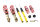 MTS Street Gold coilover suspension suitable for Ford FIESTA VII (HJ/HF) 1.5 TDCi 88 KW MTSGWFO23