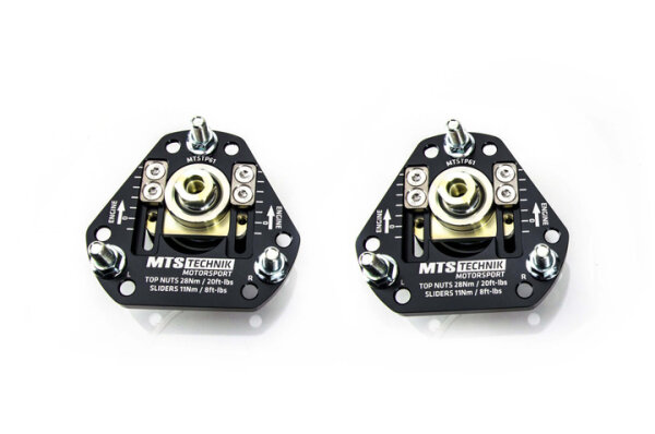 MTS adjustable camber / caster camber plates front axle suitable for Honda CIVIC IX (FK) 2.2 i-DTEC (FK3) 110 KW MTSCP61SET