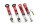 MTS Street Inox coilover suspension suitable for BMW 5 (E60) 525 i 155 KW XMTSGWBM106