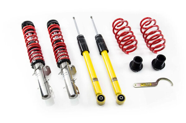 MTS Comfort Inox coilover suspension suitable for Seat LEON (1M) 1.6 16 V 77 KW XMTSGWVW87-C