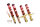 MTS Street Gold coilover suspension suitable for Audi COUPE B3 (89/8B) 2.0 83 KW MTSGWAU69