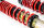 MTS Comfort Gold coilover suspension suitable for Seat IBIZA IV (6J/6P) 1.4 TSI - 110 kW MTSGWVW97-C
