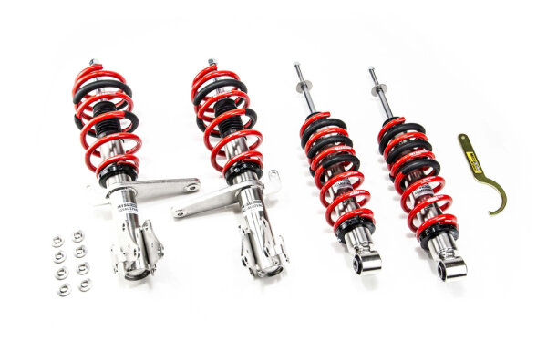 MTS Comfort Inox coilover suspension suitable for Audi 80 B4 sedan (8C) 2.0 E 16V - 101 kW XMTSGWAU34-C