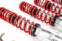 MTS Comfort Inox coilover suspension suitable for Volkswagen GOLF III (1H1) 2.0 GTI 16V - 110 kW XMTSGWVW08-C