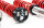 MTS Stance Inox coilover suspension suitable for Volkswagen CORRADO (53I) 2.0 i - 85 KW XMTSGWVW86-S