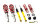 MTS Stance Inox coilover suspension suitable for Volkswagen POLO VI (AW/BZ/AE) 1.5 TSI - 110 KW XMTSGWAU54-S