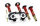 MTS Street Gold coilover suspension suitable for Audi 100 C3 sedan (44) 2.2 Cat quattro - 101 kW MTSGWAU67