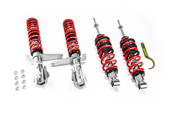 MTS Street Inox coilover suspension suitable for Audi 80 B4 Avant (8C) 1.9 TD - 55 kW XMTSGWAU34
