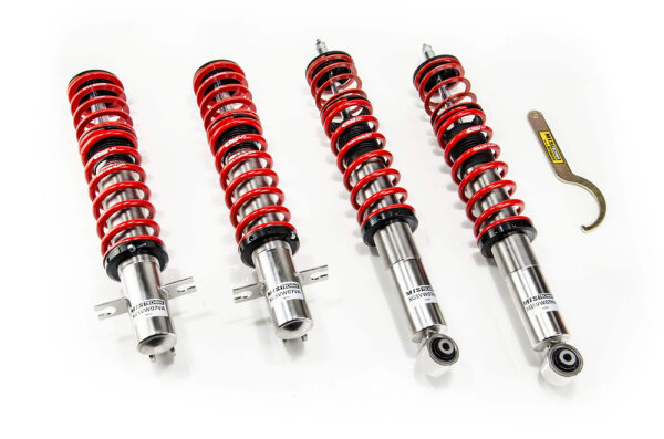 MTS Street Inox coilover suspension suitable for Volkswagen GOLF I Cabriolet (155) 1.6 - 81 kW XMTSGWVW06-C