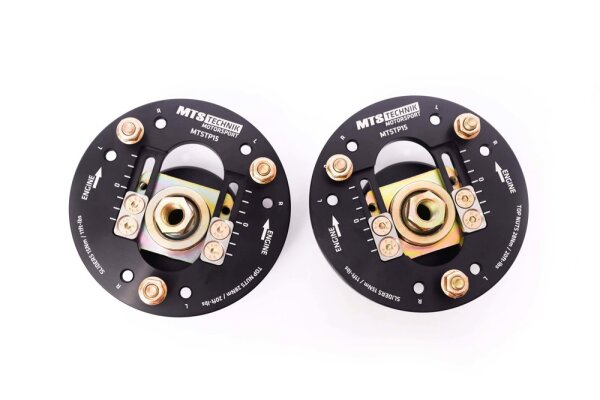 MTS adjustable camber / caster camber plates top mounts front axle suitable for BMW 5 Touring (E34) 530 i 160 kW MTSCP15SET