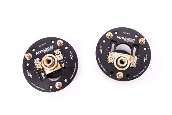 MTS adjustable camber / caster camber plates top mounts front axle suitable for BMW 7 (E23) 732 i 145 KW MTSCP23SET
