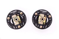 MTS adjustable camber / caster camber plates top mounts front axle suitable for BMW 1 (E81) 118 i 100 KW MTSCP25SET