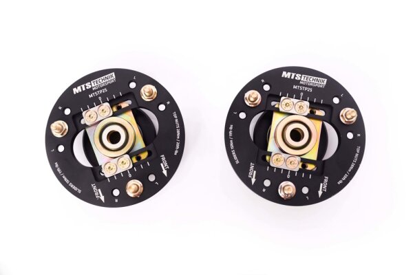 MTS adjustable camber / caster camber plates top mounts front axle suitable for BMW 3 Touring (E91) 325 xi 160 KW MTSCP25SET