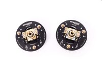 MTS adjustable camber / caster camber plates top mounts front axle suitable for BMW 3 Touring (E46) 320 d 100 KW MTSCP26SET