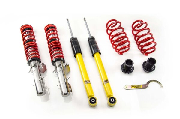 MTS Street Inox coilover suspension suitable for Seat TOLEDO II (1M) 1.6 74 KW XMTSGWVW10