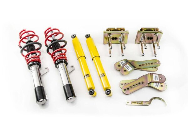 MTS Street Inox coilover suspension suitable for Volkswagen CADDY IV minivan (SAB/SAJ) 1.4 TSI 96 KW XMTSGWVW34