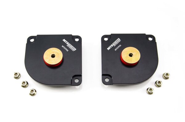 MTS polyurethane reinforced top mount camber plates rear axle suitable for Audi A6 C4 (4A) 2.6 110 kW MTSCP35SET